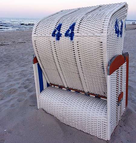 Strandkorb 44 an der Ostsee
